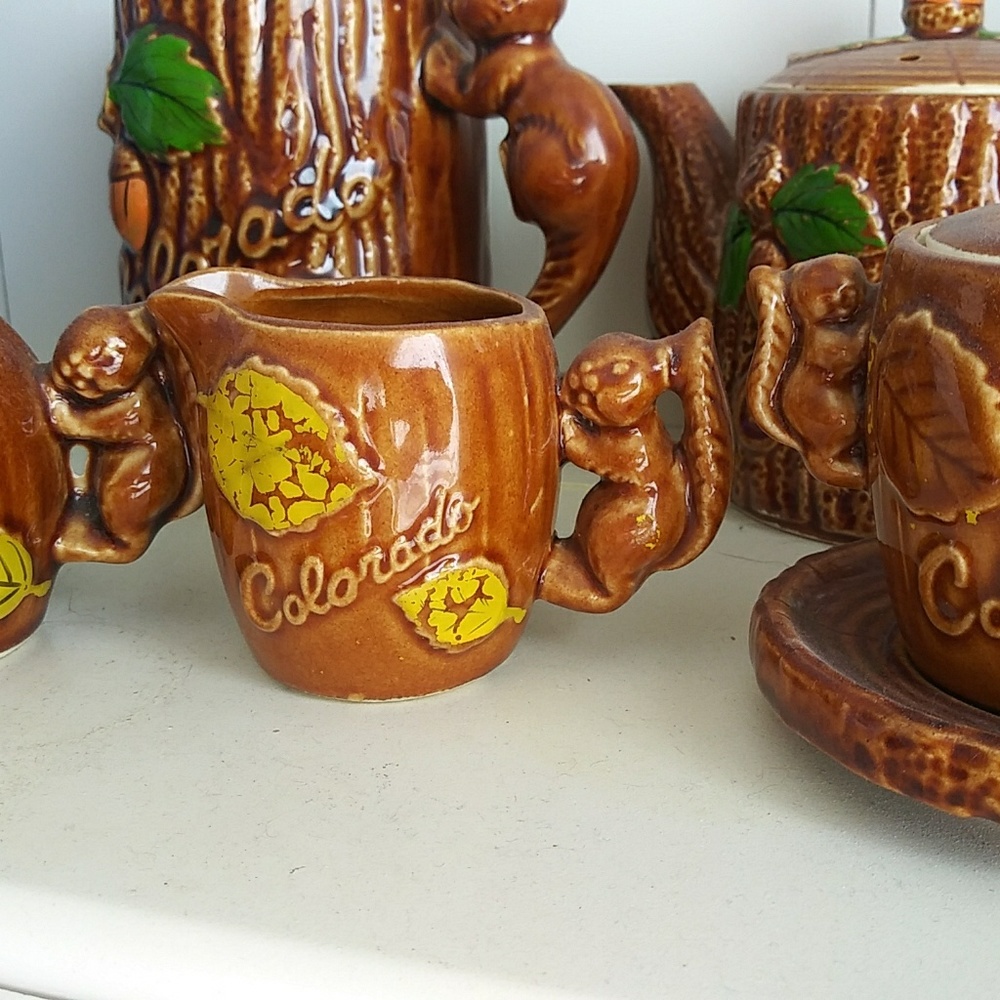 Squirrel/ Chipmunk Colorado tea/ Home Vintage - Picture 7 of 7